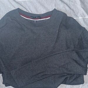 Gray Crew Neck Sweater